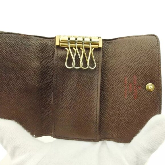 LOUIS VUITTON Key Case Damier Ebene Authentic Used - Picture 6 of 9